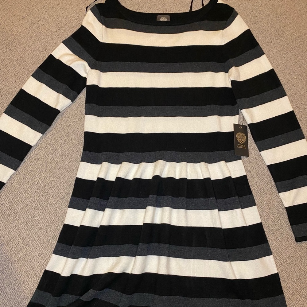 Black, white and gray - Vince Camuto dress
